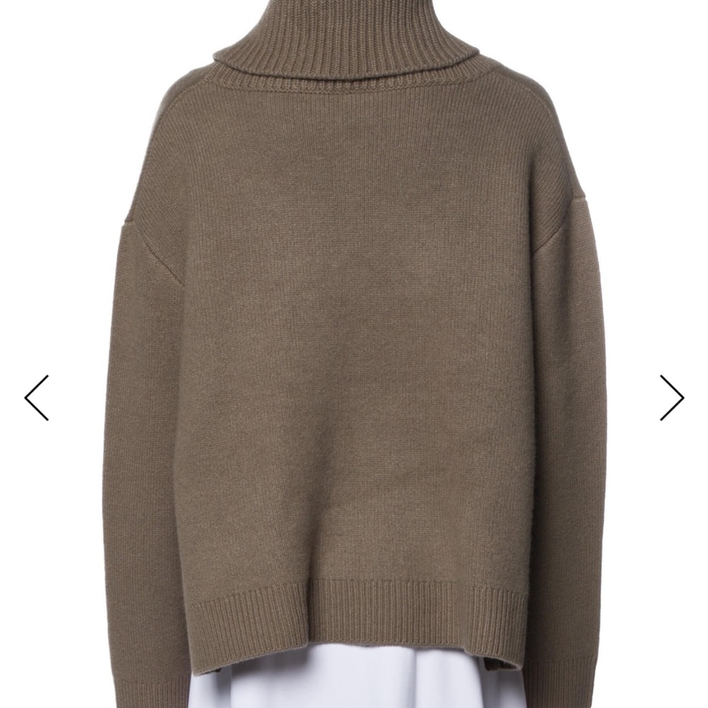 Toteme Taupe Cowl Neck Sweater - Picture 3 of 3
